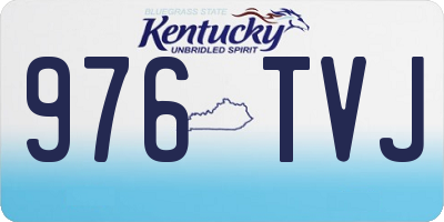 KY license plate 976TVJ