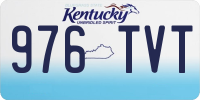 KY license plate 976TVT