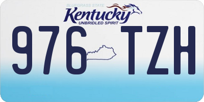 KY license plate 976TZH