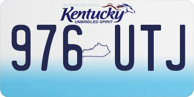 KY license plate 976UTJ
