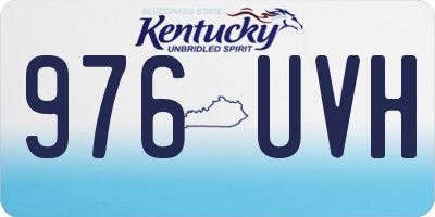 KY license plate 976UVH