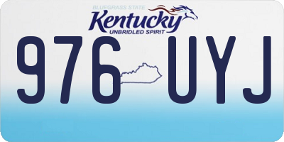 KY license plate 976UYJ