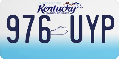 KY license plate 976UYP