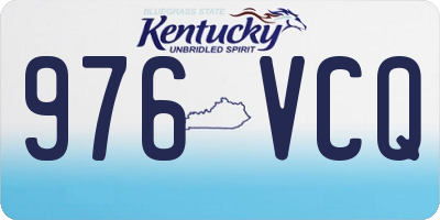 KY license plate 976VCQ