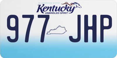 KY license plate 977JHP