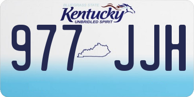 KY license plate 977JJH