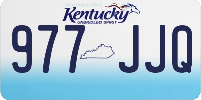 KY license plate 977JJQ
