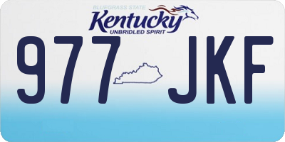 KY license plate 977JKF