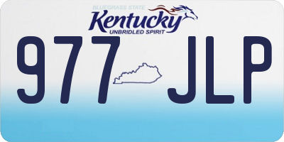 KY license plate 977JLP