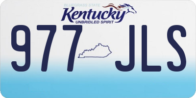 KY license plate 977JLS