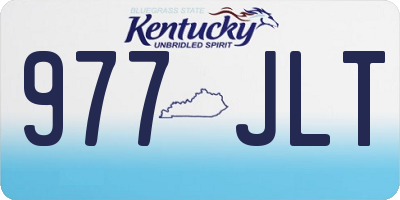 KY license plate 977JLT