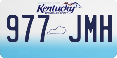 KY license plate 977JMH