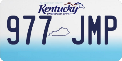 KY license plate 977JMP
