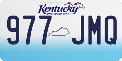 KY license plate 977JMQ