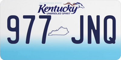 KY license plate 977JNQ
