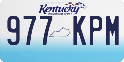 KY license plate 977KPM