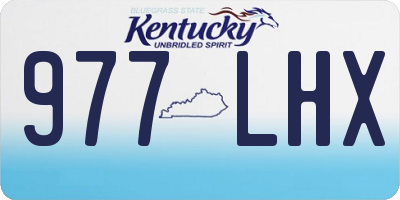 KY license plate 977LHX