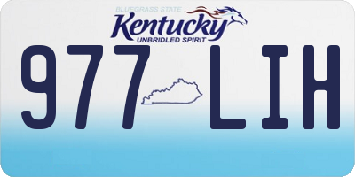 KY license plate 977LIH