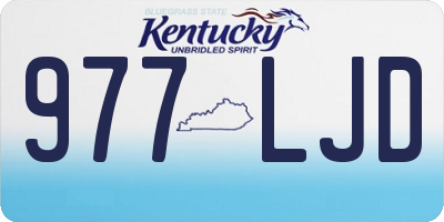 KY license plate 977LJD