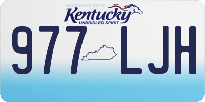 KY license plate 977LJH