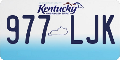 KY license plate 977LJK