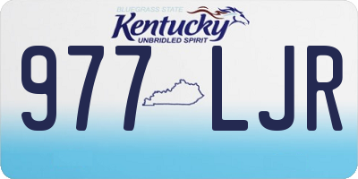 KY license plate 977LJR