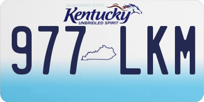 KY license plate 977LKM