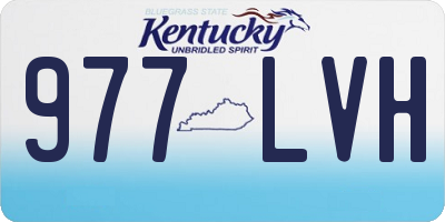 KY license plate 977LVH