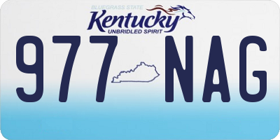 KY license plate 977NAG