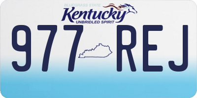 KY license plate 977REJ