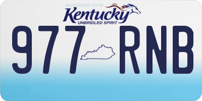 KY license plate 977RNB
