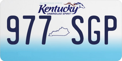 KY license plate 977SGP