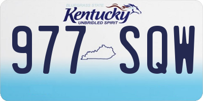 KY license plate 977SQW