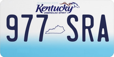 KY license plate 977SRA