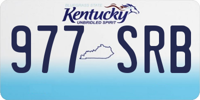 KY license plate 977SRB