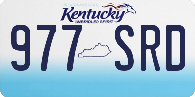 KY license plate 977SRD