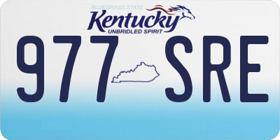 KY license plate 977SRE