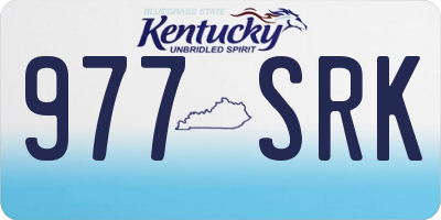 KY license plate 977SRK