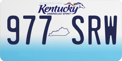 KY license plate 977SRW