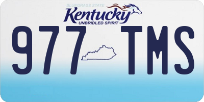 KY license plate 977TMS