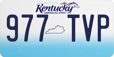 KY license plate 977TVP
