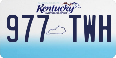 KY license plate 977TWH