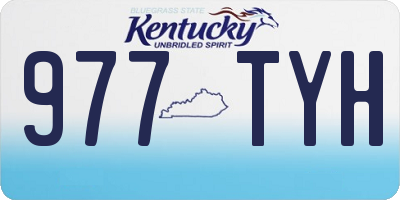 KY license plate 977TYH