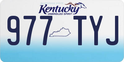 KY license plate 977TYJ