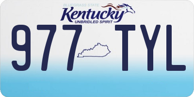 KY license plate 977TYL