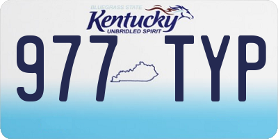 KY license plate 977TYP
