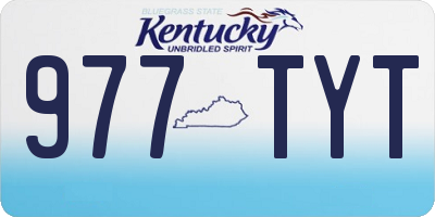 KY license plate 977TYT