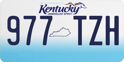 KY license plate 977TZH