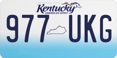 KY license plate 977UKG