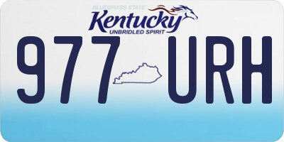 KY license plate 977URH